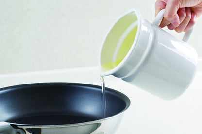 活性炭付オイルポット0.7L ホワイト(代引不可)