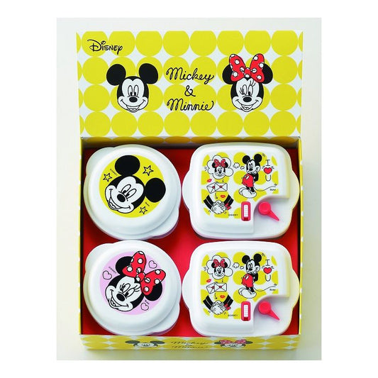 ミッキー&ミニー PT電子レンジ容器4pc(代引不可)