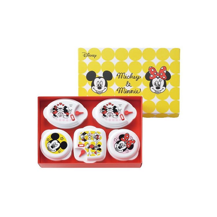 ミッキー&ミニー PT電子レンジ容器5pc(代引不可)