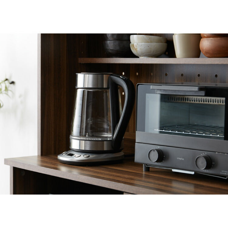 サスティア 温度調整ガラス電気ケトル1.7L(代引不可)