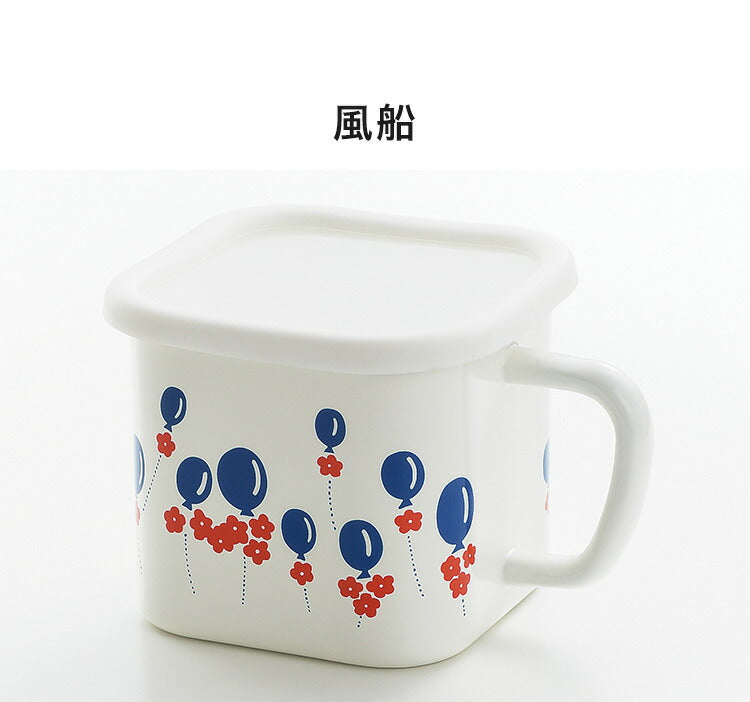 アデリアレトロ ホーロー 保存容器 マルチスクエアポット・ズーメイト ADR-35 角型 天ぷら そのまま 1.4L ホーロー 琺瑯 グッズ マルチポット ポップ ユニーク aderia(代引不可)