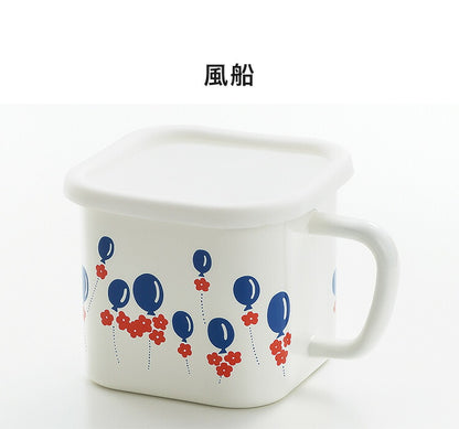 アデリアレトロ ホーロー 保存容器 マルチスクエアポット・ズーメイト ADR-35 角型 天ぷら そのまま 1.4L ホーロー 琺瑯 グッズ マルチポット ポップ ユニーク aderia(代引不可)