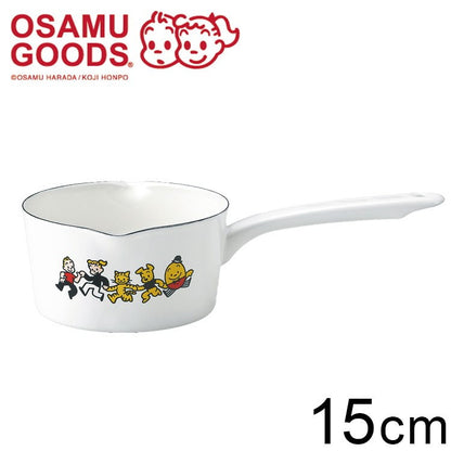 「OSAMU GOODS」ホーローミルクパン15cm キャラクター キッチン用品 かわいい(代引不可)