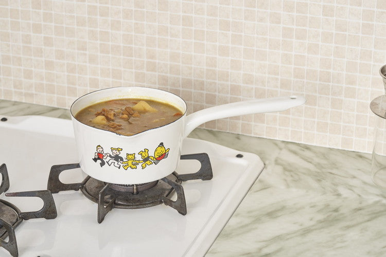 「OSAMU GOODS」ホーローミルクパン15cm キャラクター キッチン用品 かわいい(代引不可)