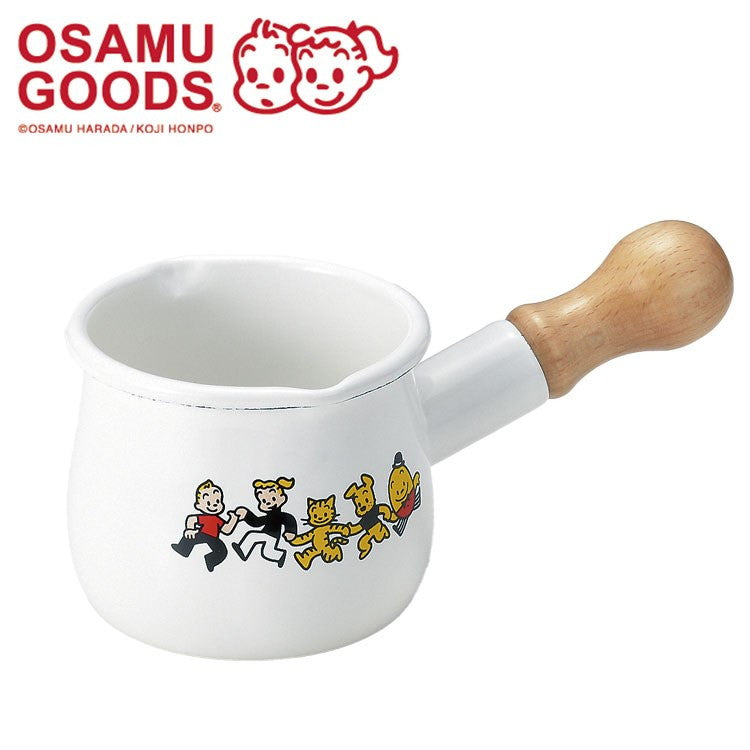 「OSAMU GOODS」ホーロープチミルクパン キャラクター キッチン用品 かわいい(代引不可)