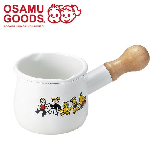 「OSAMU GOODS」ホーロープチミルクパン キャラクター キッチン用品 かわいい(代引不可)