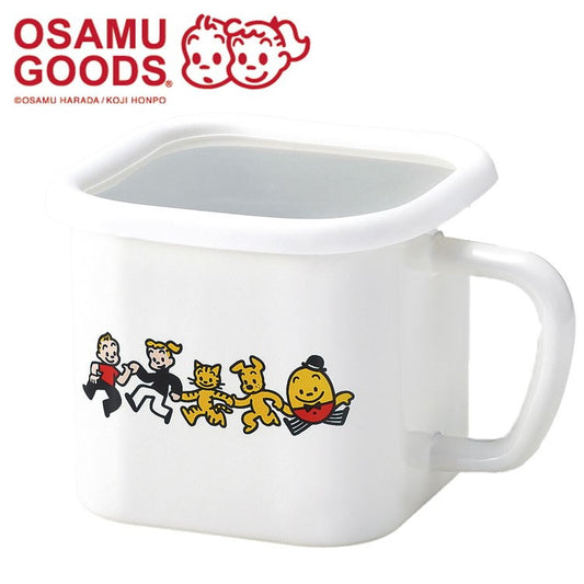 「OSAMU GOODS」ホーロースクエアポット キャラクター キッチン用品 かわいい(代引不可)