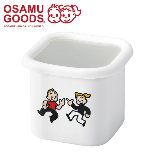 「OSAMU GOODS」ホーローキューブストッカー キャラクター キッチン用品 かわいい(代引不可)