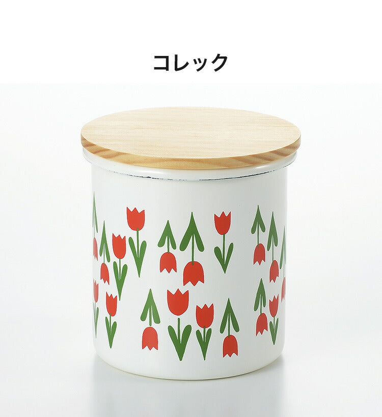 アデリアレトロ ホーロー 保存容器 キャニスターNew ズーメイト ADR-55 木蓋 コーヒー シュガーポット 茶葉 雑貨 琺瑯 ブランド グッズ かわいい 動物 アニマル 豹 虎(代引不可)