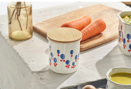 アデリアレトロ ホーロー 保存容器 キャニスターNew ズーメイト ADR-55 木蓋 コーヒー シュガーポット 茶葉 雑貨 琺瑯 ブランド グッズ かわいい 動物 アニマル 豹 虎(代引不可)