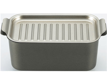 鉄製 角型天ぷら鍋 フタ付き 燕 天ぷら鍋 揚げ物 鍋 トレイ兼用 フタ付き 揚げ鍋 フライヤー 便利 ギフト