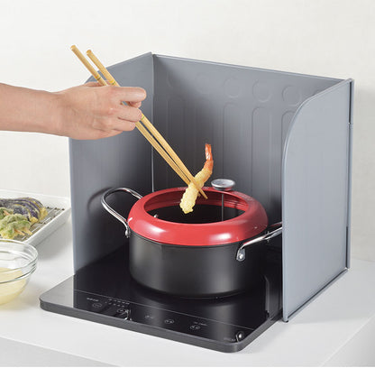 レンジガード コンロカバー コンパクト ガスコンロ 使うときだけ 折りたたみ式 油はねガード コンロ 油はね ガード 油はね防止 コンロ用 コンロガード (DS-12)