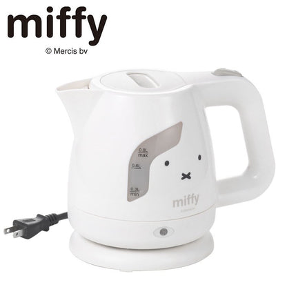 「ミッフィー」電気ケトル0.8L キャラクター キッチン用品 かわいい(代引不可)