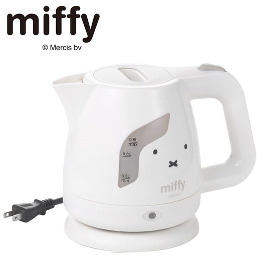 「ミッフィー」電気ケトル0.8L キャラクター キッチン用品 かわいい(代引不可)