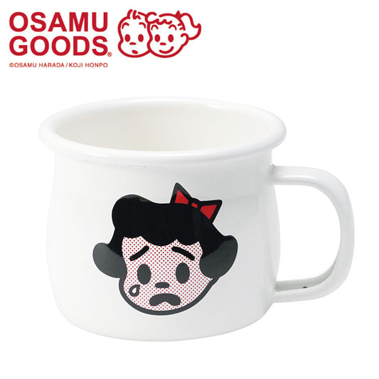 「OSAMU GOODS」フェイス ホーローマグカップ ベティ キャラクター キッチン用品 かわいい(代引不可)