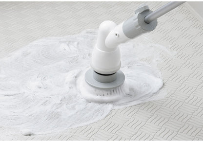 エレット 充電式ロングポリッシャー 電動ポリッシャー ロングポリッシャー 高所 低所 掃除 スティックタイプ ET-05 ブラシ ハンディタイプ ブラシ3点付き 充電式 コードレス お風呂 浴槽 床 壁 天井(代引不可)