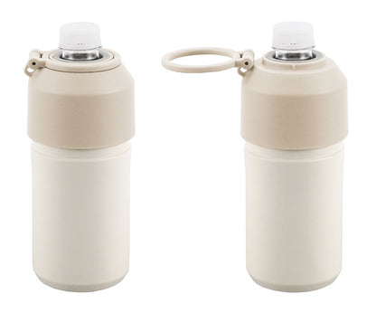 ゴーゴーボトルホルダー ペットボトル ボトルケース 保冷 保温 500ml 600ml ボトル 対応 お茶 スポーツドリンク ホットドリンク 飲み物 ケース 持ち歩き GO-01 真空二重ステンレス 取っ手付き(代引不可)