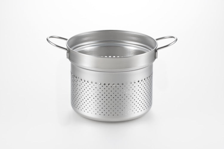 創燕 パスタポット 22cm 蓋付 目盛付き パスタ鍋(代引不可)