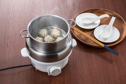 プチ・プレジール 電気ミニグリル鍋 スチーマー付(代引不可)