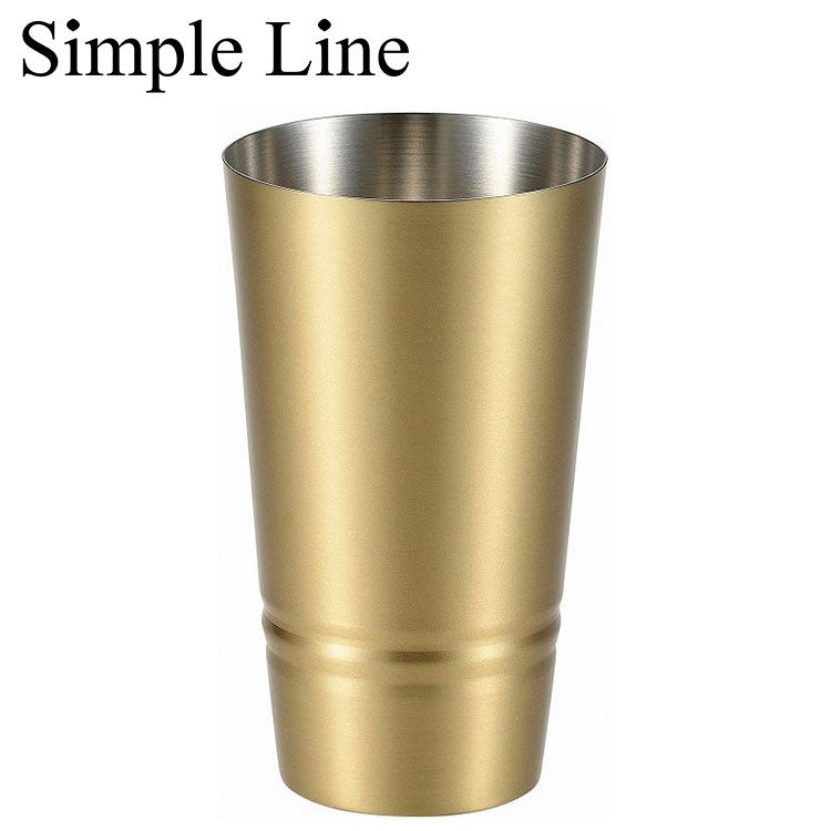 シンプルライン 真鍮製タンブラー330ml(代引不可)