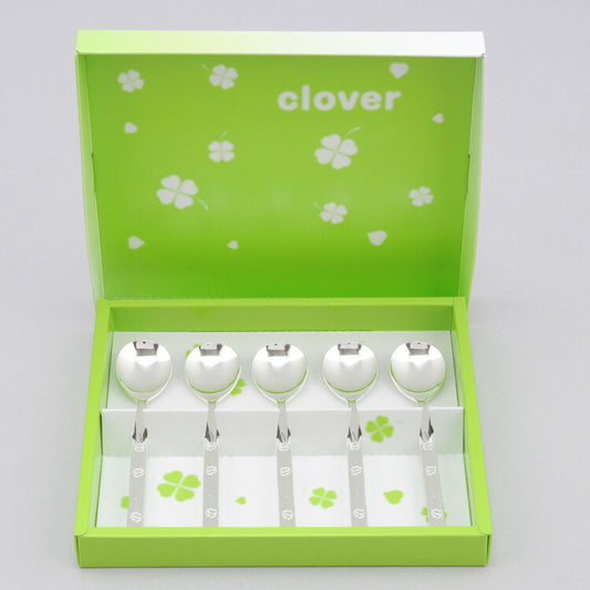 四つ葉のクローバー コーヒースプーン5PC(代引不可)