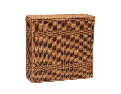 ラタン調 フタ付トイレットペーパーボックス 幅14cm スリム×大容量 最大9ロール 収納 UTILE ユティル トイレラック トイレ収納 すき間収納 隙間収納 ストッカー 蓋付き おしゃれ