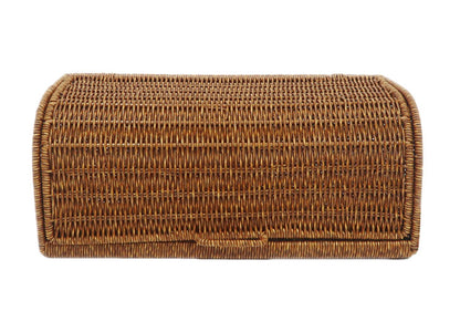 ラタン調 ブレッドケース ロング UTILE ユティル 洗えるバスケット PPラタン 水洗い 手編み かご パンケース 食パン入れ ブレッドボックス カウンター上収納 キッチン収納 おしゃれ