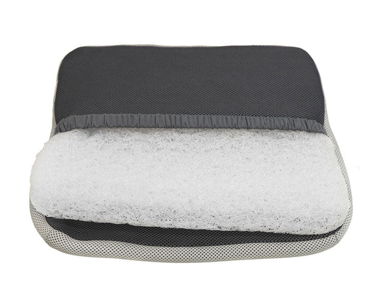 ランバーサポート 後付け 背クッション 背もたれクッション 背当てクッション 腰枕 クッション オフィス 姿勢 布 カバーリング 腰痛対策 洗濯 仕事 完成品 AFL-7(代引不可)