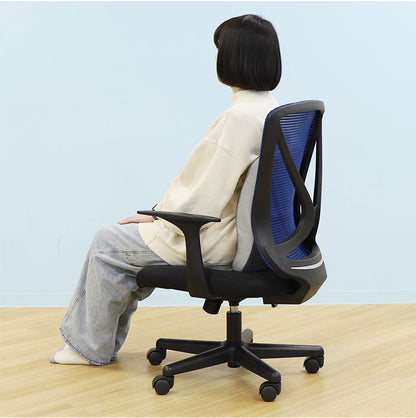 ランバーサポート 後付け 背クッション 背もたれクッション 背当てクッション 腰枕 クッション オフィス 姿勢 布 カバーリング 腰痛対策 洗濯 仕事 完成品 AFL-7(代引不可)