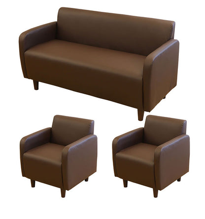 応接ソファセット 4人用 アプティ 3点セット 1人掛けソファ×2台 2人掛けソファ×1台 応接用ソファ ロビーチェア 待合室 椅子 業務用 おしゃれ 銀行 オフィス家具(代引不可)