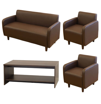 応接ソファセット 4人用 アプティ 4点セット 1人掛けソファ×2台 2人掛けソファ×1台 センターテーブル 応接用ソファ ロビーチェア 待合室 椅子 業務用 おしゃれ 銀行 オフィス家具(代引不可)