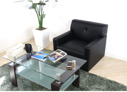 応接室ソファ 1人掛け 抗菌・防汚加工 応接椅子 1人掛けソファー ラウンジ レザー 応接室 社長室 オフィス エントランス ロビー チェア 1人用 クリーン オフィス家具(代引不可)