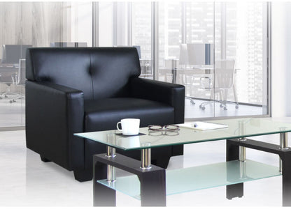 応接室ソファ 1人掛け 抗菌・防汚加工 応接椅子 1人掛けソファー ラウンジ レザー 応接室 社長室 オフィス エントランス ロビー チェア 1人用 クリーン オフィス家具(代引不可)