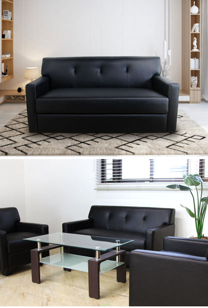 応接室ソファ 2人掛け 抗菌・防汚加工 応接椅子 2人掛けソファー ラウンジ レザー 応接室 社長室 オフィス エントランス ロビー チェア 2人用 クリーン オフィス家具(代引不可)