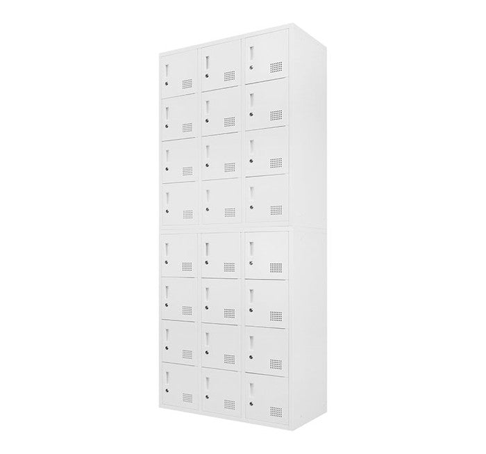 ロッカー 12人用 2台セット 同色2個セット 3列4段 高さ105cm 工具不要で組み立て品 かぎ付き 更衣ロッカー スチール製 スチールロッカー 収納 スチールキャビネット 12人用ロッカー(代引不可)