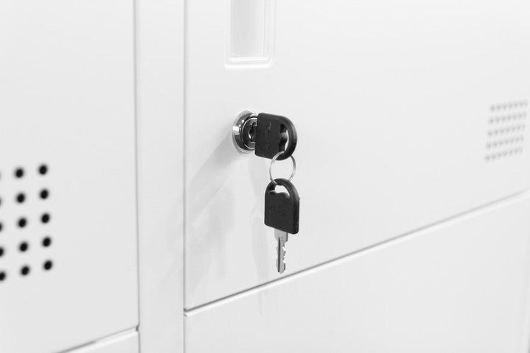 ロッカー 6人用 3列2段 高さ105cm 工具不要で組み立て品 かぎ付き 更衣ロッカー スチール製 スチールロッカー 四人用 収納 スチールキャビネット 4人用ロッカー(代引不可)