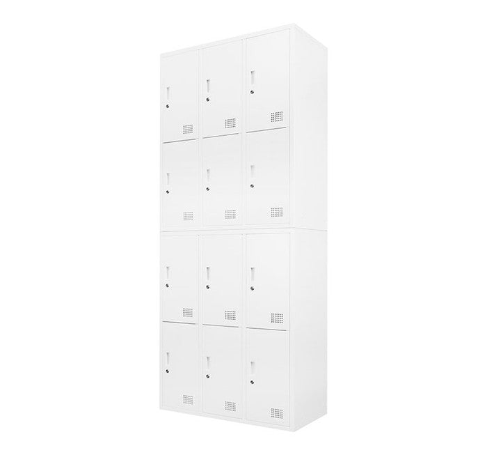 ロッカー 6人用 2台セット 同色2個セット 3列2段 高さ105cm 工具不要で組み立て品 かぎ付き 更衣ロッカー スチール製 スチールロッカー 六人用 収納 スチールキャビネット 6人用ロッカー(代引不可)