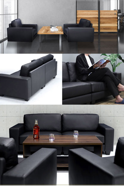 応接室ソファ 1人掛け グランデックス 応接椅子 1人掛けソファー ラウンジ レザー 応接室 社長室 オフィス エントランス ロビー チェア 1人用 クリーン オフィス家具(代引不可)