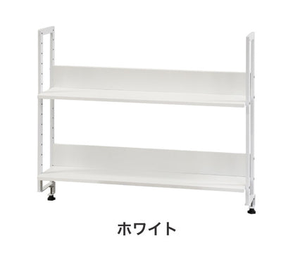 机上ラック 2段タイプ 幅100cm クランプ取り付け式 卓上ラック ハイタイプ 机上棚 デスクラック クランプ固定 可動棚 おしゃれ 書類棚(代引不可)