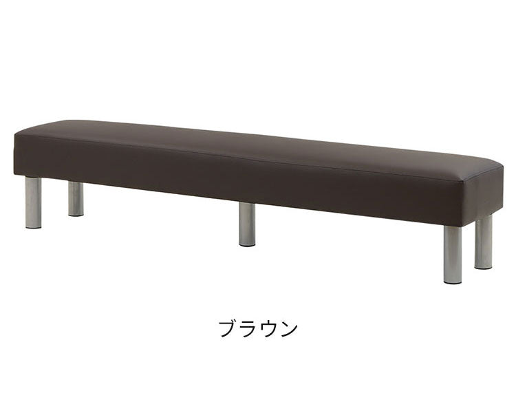 ロビーチェア 背なし 3人掛け 幅1800mm 長椅子 ロビーベンチ ロビーソファ ベンチソファ ベンチ オフィス おしゃれ ロビー 合皮 LBK-180 待合 椅子 待合室(代引不可)