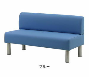 ロビーチェア 背付き 2人掛け 幅1200mm 長椅子 ロビーベンチ ロビーソファ ベンチソファ ベンチ オフィス おしゃれ ロビー 合皮 LBSK-120 待合 椅子 待合室(代引不可)