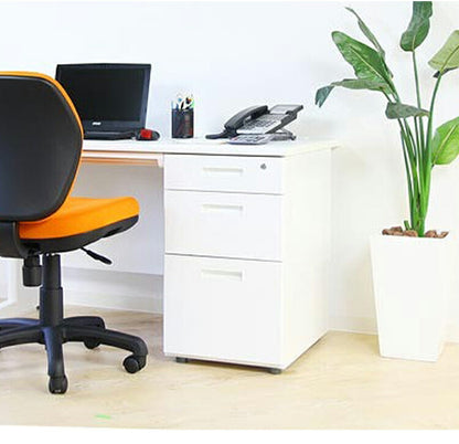 サイドチェスト 鍵付き 脇机 2段 幅40cm スチール製 サイドワゴン サイドデスク 収納 引き出し オフィスワゴン デスクワゴン キャビネット チェスト 収納(代引不可)