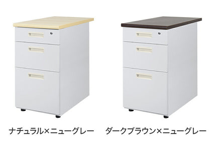 サイドチェスト 鍵付き 脇机 幅40cm スチール製 サイドワゴン サイドデスク 収納 引き出し オフィスワゴン デスクワゴン キャビネット チェスト 収納(代引不可)