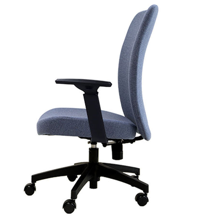 オフィスチェア 布張り デスクチェア 事務椅子 ワークチェア パソコンチェア 布張りチェア 学習椅子 おしゃれ シンプル 低め 北欧 会社 在宅勤務 LGN-1MA 肘あり 椅子(代引不可)