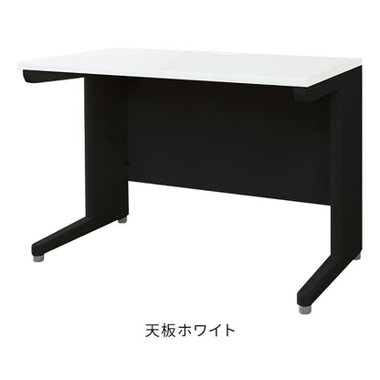 【500円OFF】オフィスデスク 平机 本体ブラック スリム 幅1000×奥行600mm ワークデスク パソコンデスク 事務机 作業机 学習机 机 シンプル 木目 LHD-106B オフィスワーク デスク(代引不可)