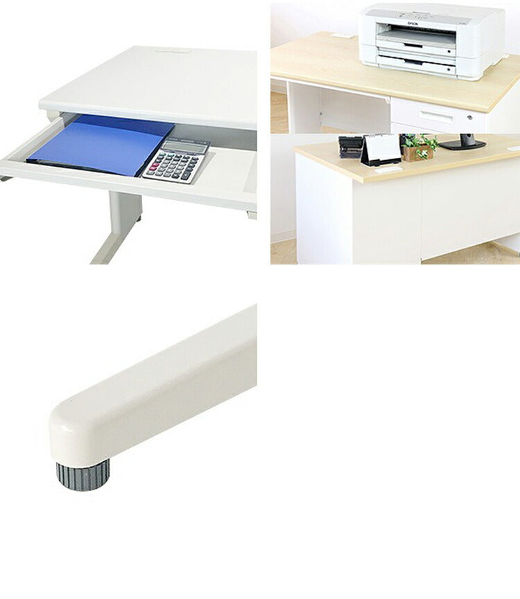オフィスデスク 平机 幅100×奥行き70cm デスク スチールデスク 事務机 事務用デスク ワークデスク パソコンデスク PCデスク 事務デスク 学習机 学習デスク 業務用(代引不可)