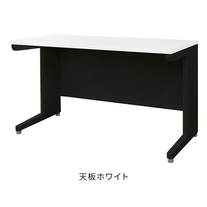 【500円OFF】オフィスデスク 平机 本体ブラック スリム 幅1200×奥行600mm ワークデスク パソコンデスク 事務机 作業机 学習机 机 シンプル 木目 LHD-126B オフィスワーク デスク(代引不可)