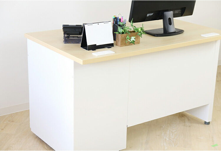 オフィスデスク 片袖机 幅120×奥行き70cm デスク 片袖デスク スチールデスク 事務机 事務用デスク ワークデスク パソコンデスク PCデスク 事務デスク 学習机 学習デスク 業務用(代引不可)