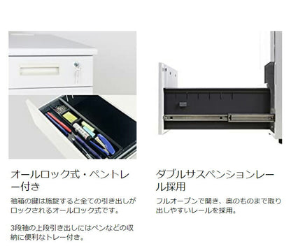【1000円OFF】オフィスデスク 両袖机 幅160×奥行き70cm デスク 両袖デスク スチールデスク 事務机 事務用デスク ワークデスク パソコンデスク PCデスク 事務デスク 学習机 学習デスク 業務用(代引不可)