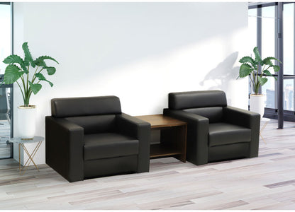 応接室ソファ 1人掛け ルクシー 応接椅子 1人掛けソファー ラウンジ レザー 応接室 社長室 オフィス エントランス ロビー チェア 1人用 クリーン オフィス家具(代引不可)